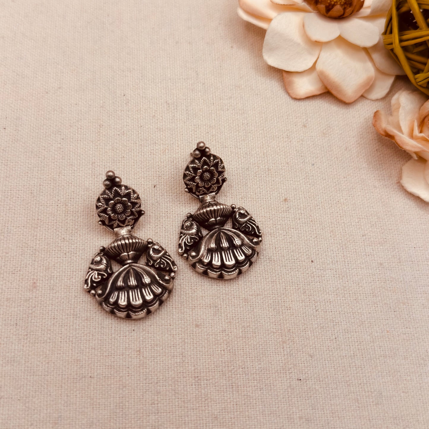Oxidized earrings